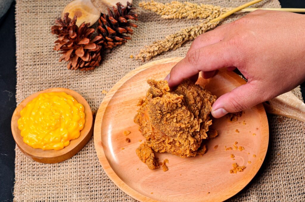 franchise fried chicken saus keju